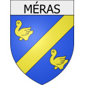 Pegatinas escudo de armas de Blausasc adhesivo de la etiqueta engomada
