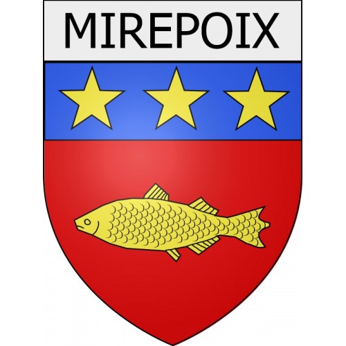 mirepoix 09 ville Stickers blason autocollant adhésif