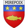 mirepoix 09 ville Stickers blason autocollant adhésif