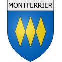 montferrier 09 ville Stickers blason autocollant adhésif