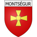 montségur 09 ville Stickers blason autocollant adhésif