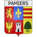 pamiers 09 ville Stickers blason autocollant adhésif