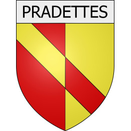 Pegatinas escudo de armas de Blausasc adhesivo de la etiqueta engomada