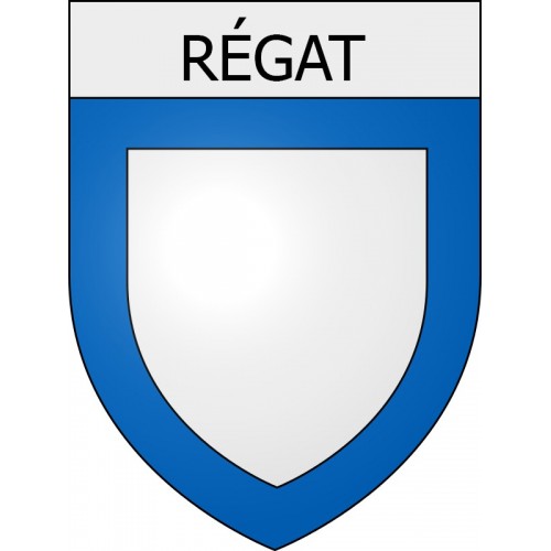 Pegatinas escudo de armas de Blausasc adhesivo de la etiqueta engomada