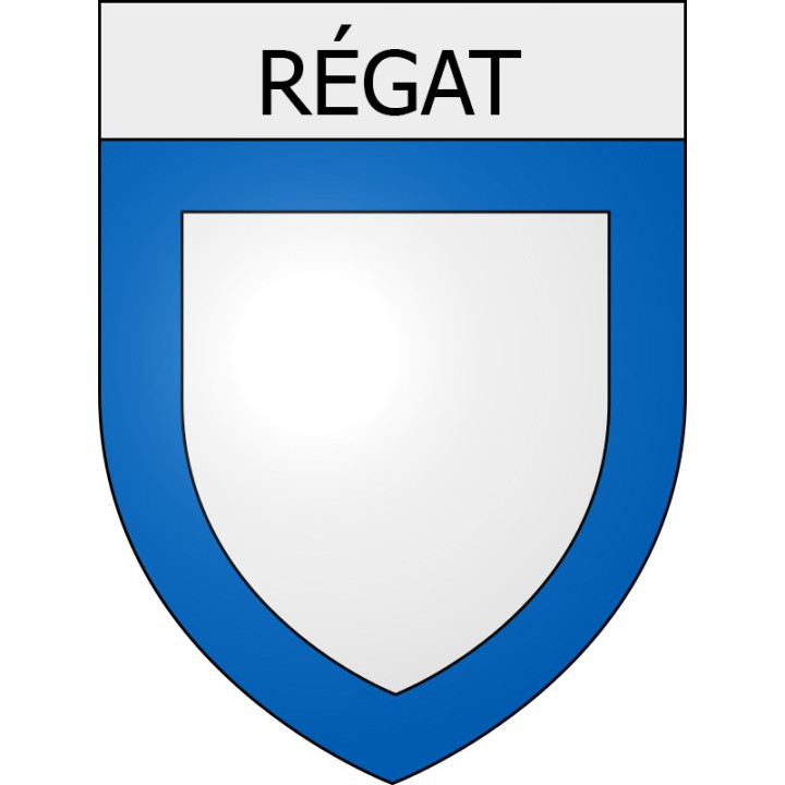 Pegatinas escudo de armas de Blausasc adhesivo de la etiqueta engomada