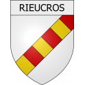 rieucros 09 ville Stickers blason autocollant adhésif