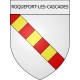 roquefort-les-cascades 09 ville Stickers blason autocollant adhésif