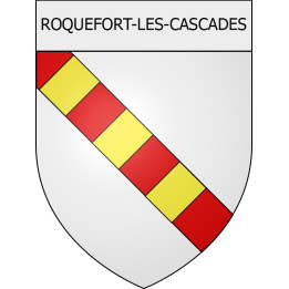 Pegatinas escudo de armas de Blausasc adhesivo de la etiqueta engomada