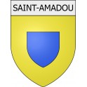 saint-amadou 09 ville Stickers blason autocollant adhésif