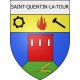 saint-quentin-la-tour 09 ville Stickers blason autocollant adhésif