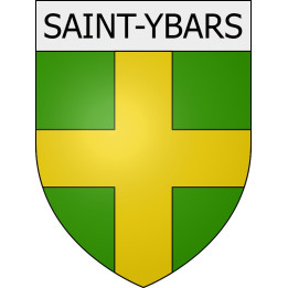 saint-ybars 09 ville Stickers blason autocollant adhésif