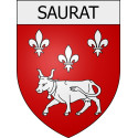 Blausasc Sticker wappen, gelsenkirchen, augsburg, klebender aufkleber