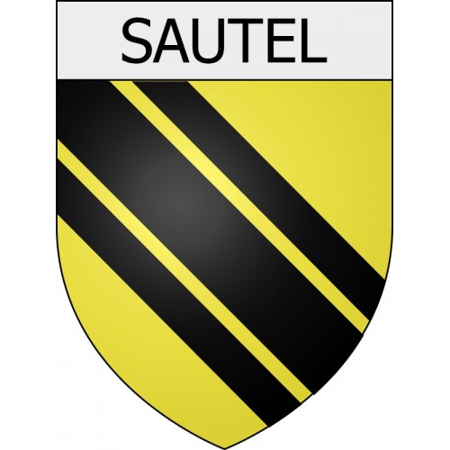 Sautel 09 ville Stickers blason autocollant adhésif