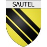 Sautel 09 ville Stickers blason autocollant adhésif