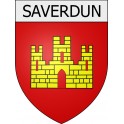 saverdun 09 ville Stickers blason autocollant adhésif
