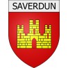 saverdun 09 ville Stickers blason autocollant adhésif