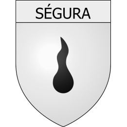 Pegatinas escudo de armas de Blausasc adhesivo de la etiqueta engomada
