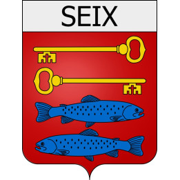 seix 09 ville Stickers blason autocollant adhésif
