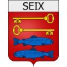 seix 09 ville Stickers blason autocollant adhésif