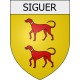 siguer 09 ville Stickers blason autocollant adhésif