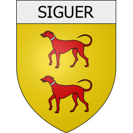 siguer 09 ville Stickers blason autocollant adhésif