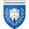 tarascon-sur-ariège 09 ville Stickers blason autocollant adhésif