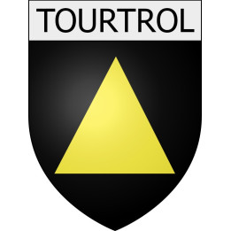 tourtrol 09 ville Stickers blason autocollant adhésif