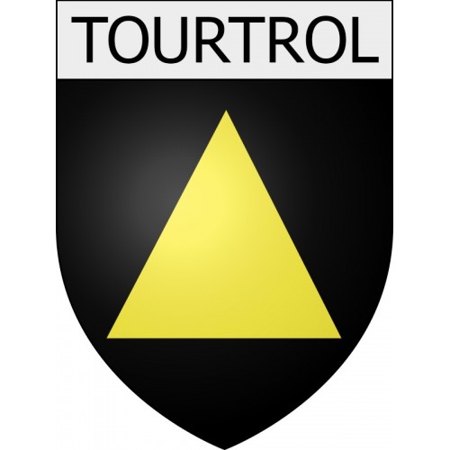 tourtrol 09 ville Stickers blason autocollant adhésif