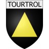 tourtrol 09 ville Stickers blason autocollant adhésif