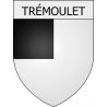 trémoulet 09 ville Stickers blason autocollant adhésif