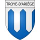 troye-d-ariège 09 ville Stickers blason autocollant adhésif