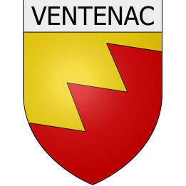 Pegatinas escudo de armas de Blausasc adhesivo de la etiqueta engomada