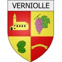 verniolle 09 ville Stickers blason autocollant adhésif