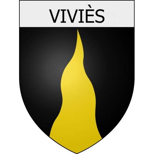 Pegatinas escudo de armas de Blausasc adhesivo de la etiqueta engomada