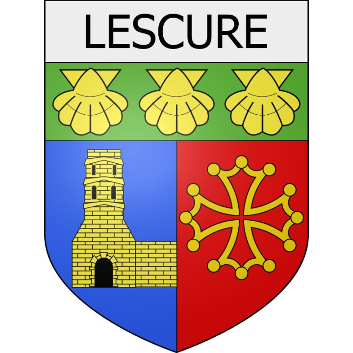 Stickers coat of arms Blausasc adhesive sticker