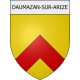 daumazan-sur-arize 09 ville Stickers blason autocollant adhésif