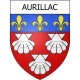 Aurillac 15  ville Stickers blason autocollant adhésif