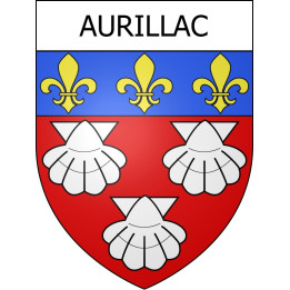 Aurillac 15  ville Stickers blason autocollant adhésif