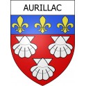 Aurillac Sticker wappen, gelsenkirchen, augsburg, klebender aufkleber