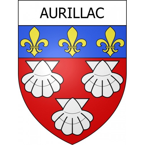 Aurillac 15  ville Stickers blason autocollant adhésif