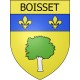 Pegatinas escudo de armas de Boisset adhesivo de la etiqueta engomada