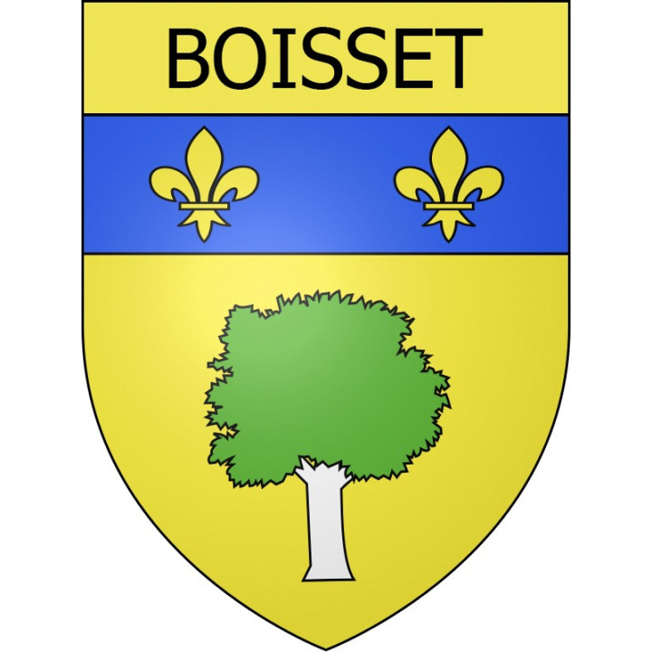 Boisset Sticker wappen, gelsenkirchen, augsburg, klebender aufkleber