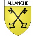 Stickers coat of arms Allanche adhesive sticker