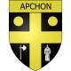 Stickers coat of arms Apchon adhesive sticker