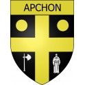Stickers coat of arms Apchon adhesive sticker