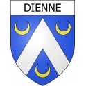 Dienne Sticker wappen, gelsenkirchen, augsburg, klebender aufkleber