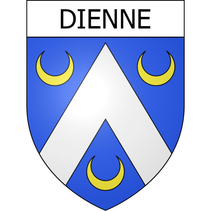 Stickers coat of arms Dienne adhesive sticker