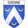 Dienne Sticker wappen, gelsenkirchen, augsburg, klebender aufkleber