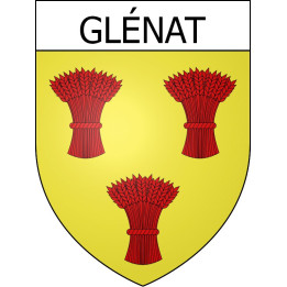 Pegatinas escudo de armas de Glénat adhesivo de la etiqueta engomada