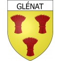 Glénat Sticker wappen, gelsenkirchen, augsburg, klebender aufkleber